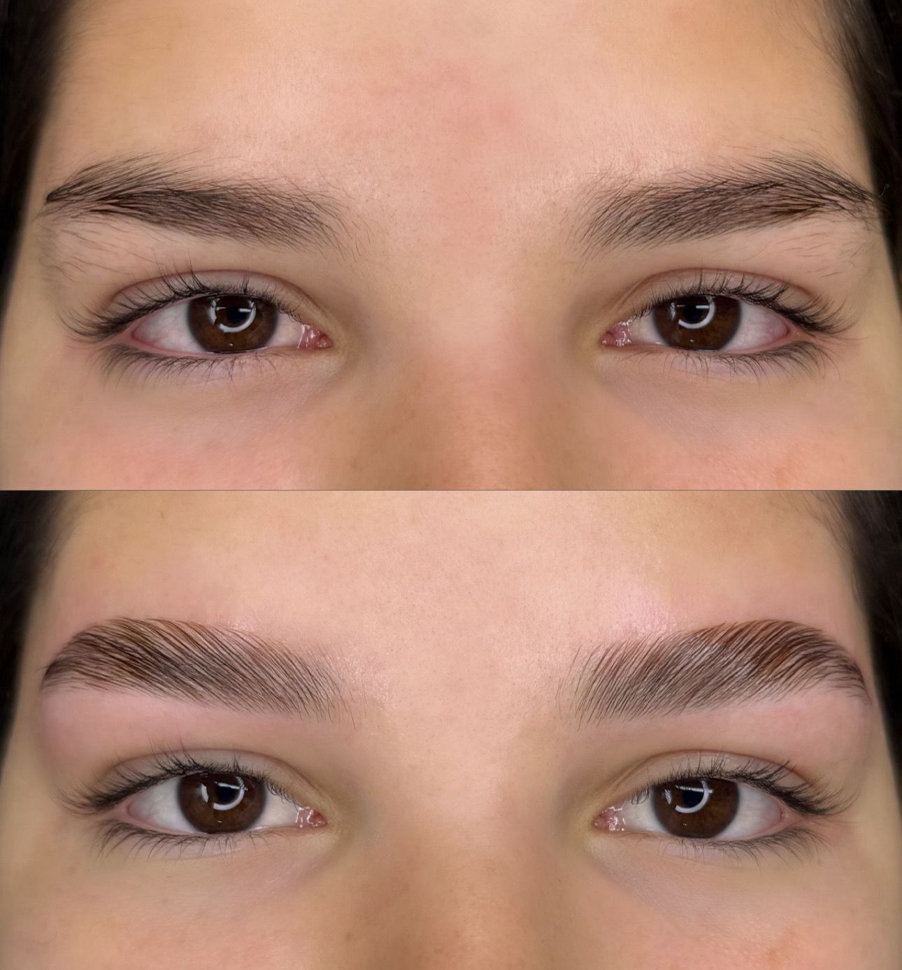 Resultado de Brow Lamination - Antes e Depois